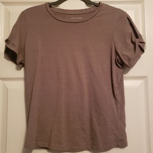 Allsaints T Shirt with Side Arm Slits